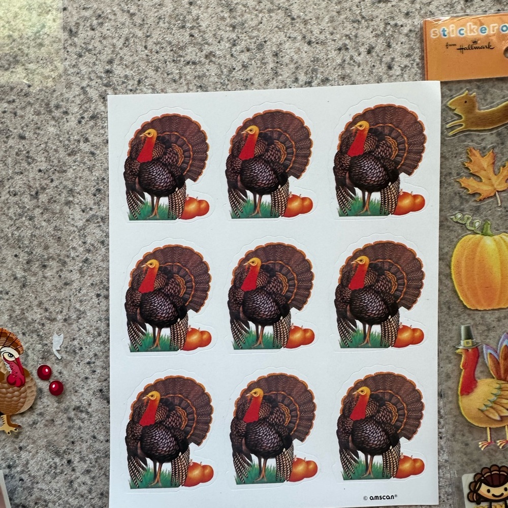 Autumn and Thanksgiving Sticker Set - Picture 5 of 12